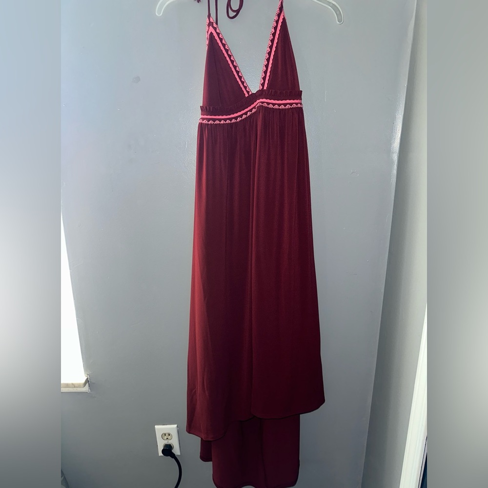 Express Maxi Haltered Dress